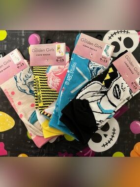 Golden Girls Socks 4 pair